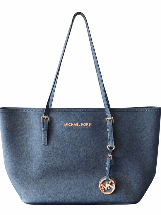 Michael Kors Handbags - Michael Kors Jet Set Travel Tote Navy